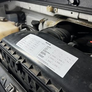 Wartungsaufkleber Vario | T2